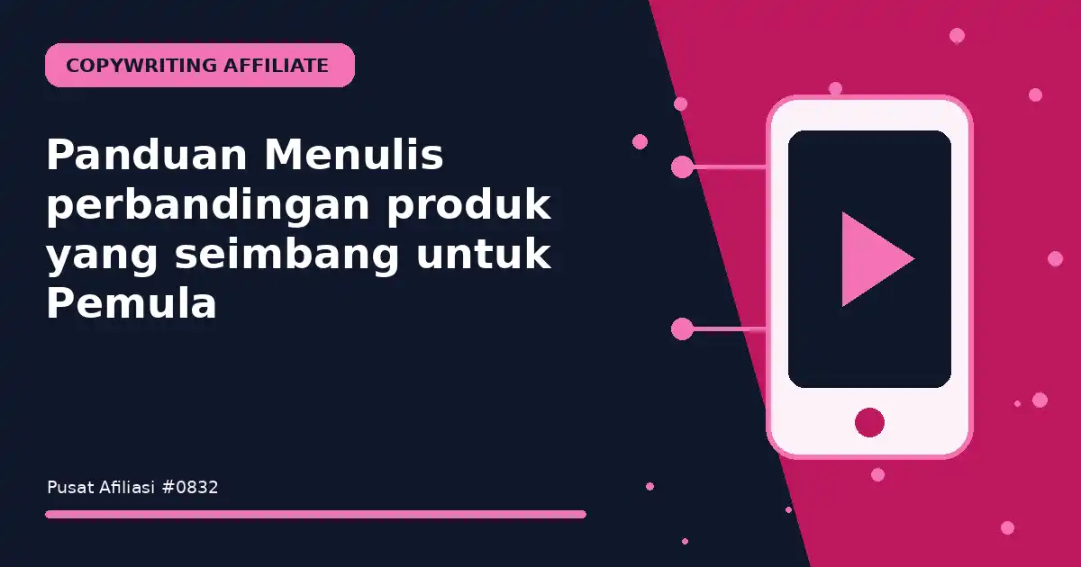menulis perbandingan produk yang seimbang