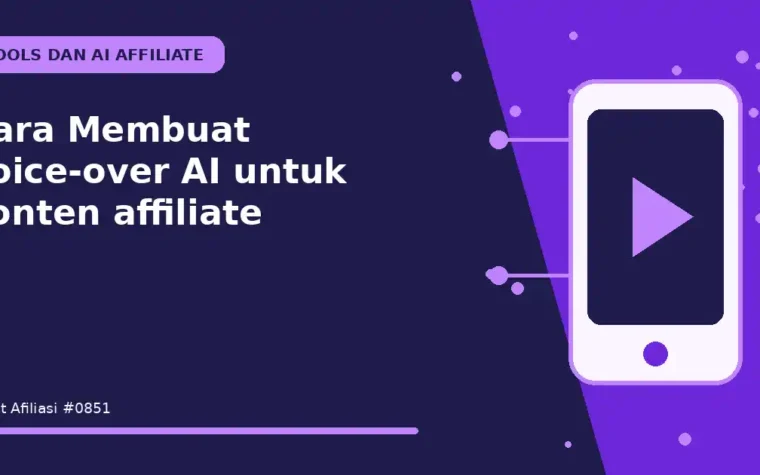 Cara Membuat voice-over AI untuk konten affiliate