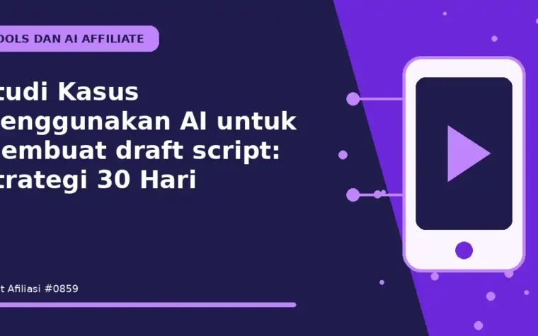 Studi Kasus Menggunakan AI untuk membuat draft script: Strategi 30 Hari