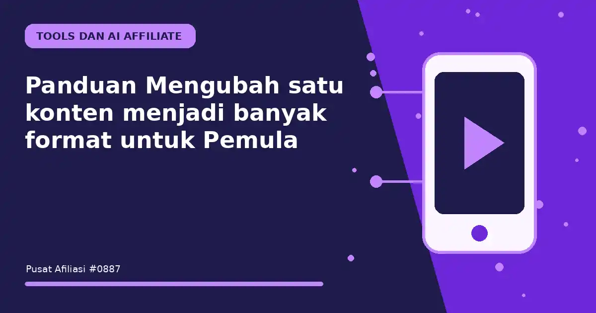 mengubah satu konten menjadi banyak format