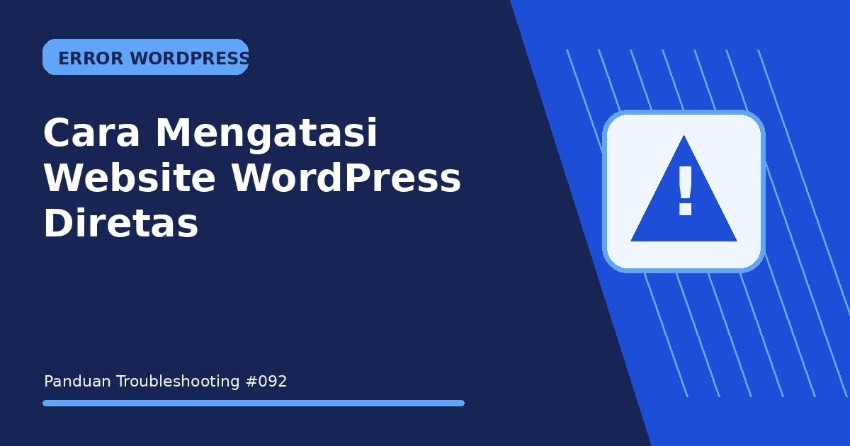 Cara Mengatasi Website WordPress Diretas