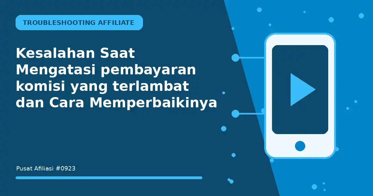 Kesalahan Saat Mengatasi pembayaran komisi yang terlambat dan Cara Memperbaikinya