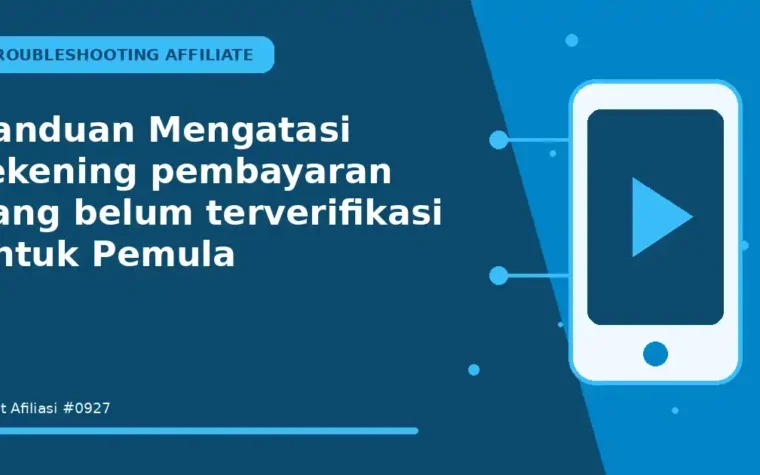 Panduan Mengatasi rekening pembayaran yang belum terverifikasi untuk Pemula