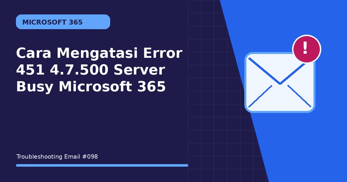 error 451 4.7.500 Microsoft 365