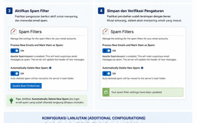 Cara Mengamankan Email dari Spam Menggunakan Spam Filter di cPanel