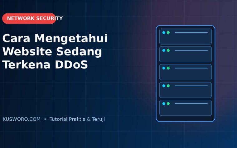 Cara Mengetahui Website Sedang Terkena DDoS